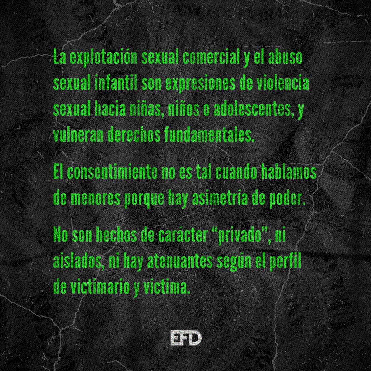 EFDiversas's tweet photo. En los últimos días, han salido a la luz denuncias de casos de explotación sexual hacia niños, niñas y adolescentes en Uruguay y la región.🧵#NoHayExcusas https://t.co/xk6f7Yhw7Z