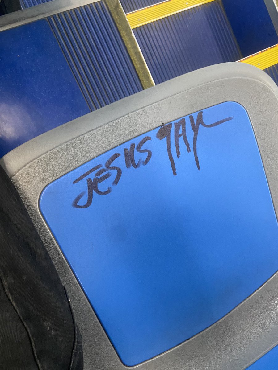 LILMEATBAG's tweet photo. my favorite st. louis character is whoever’s going around writing “jesus gay” everywhere https://t.co/Zaa26QNMuz