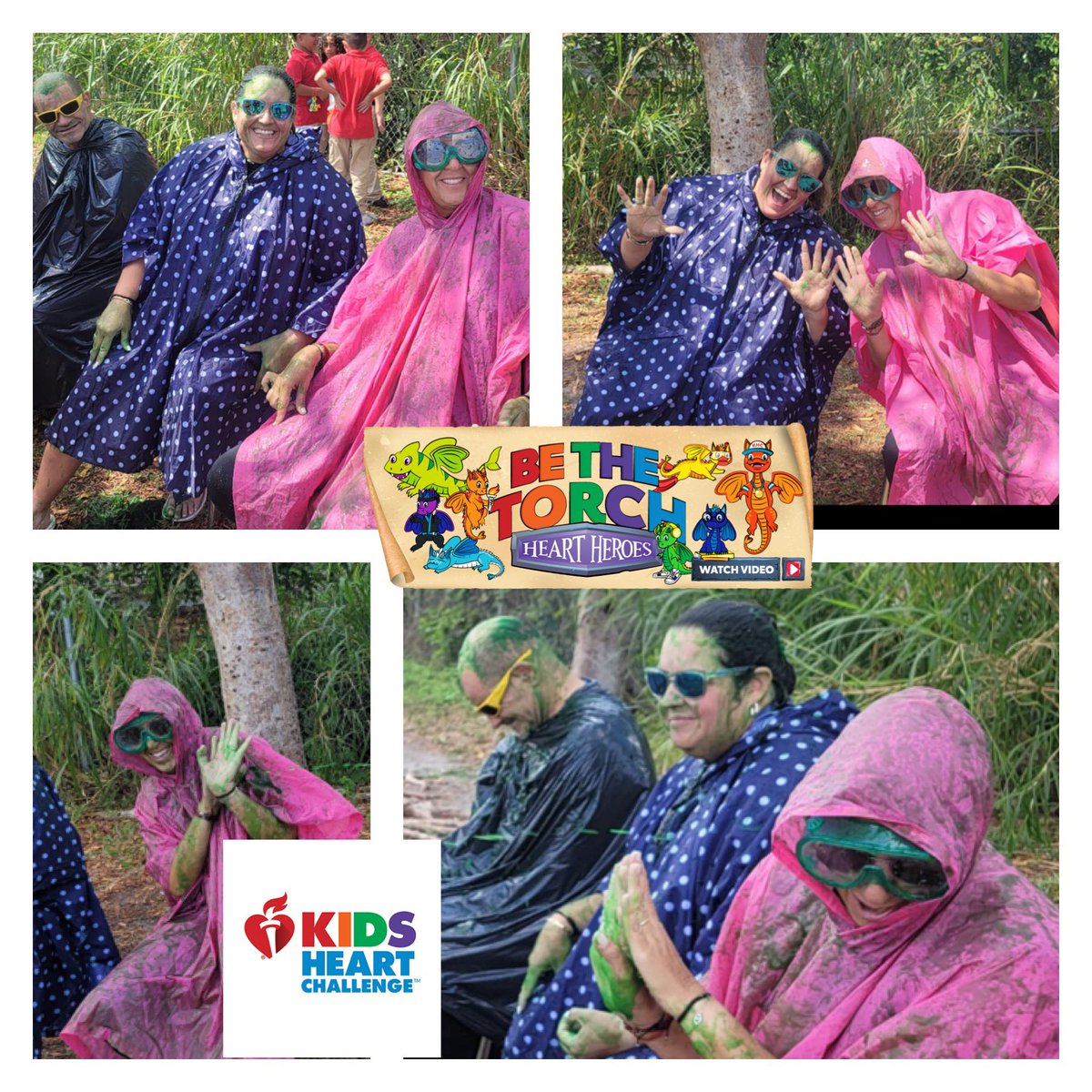 pgd22's tweet photo. @AmericanHeartFL #BetheTorch #KidsHeartChallenge @spanishlakeelem @SuptDotres @MDCPSNorth Thank you to the parents, students, teachers and administrators for your continued support. Slime the PE teachers for a good cause. https://t.co/nnEVFNGZF9