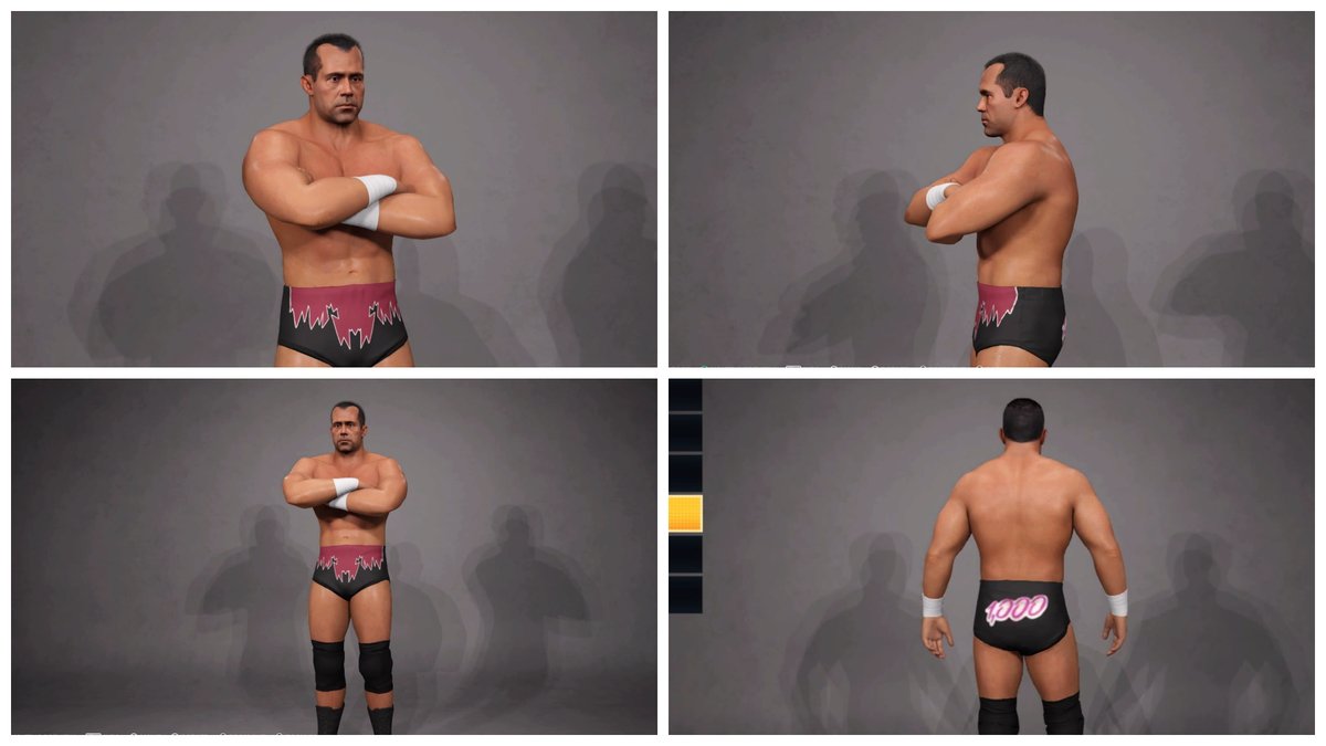 #wwe2k23 WIP #DeanMalenko #WCW Updated hair and face texture