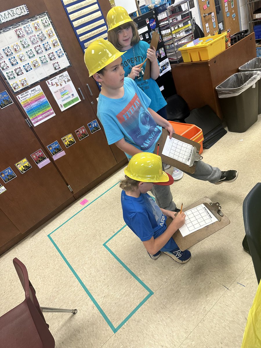 Monday we had so much fun reviewing Area and Perimeter with a Construction Theme! <a href="/SedgeGardenES/">Sedge Garden Elementary</a>