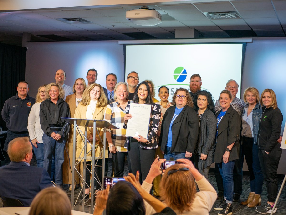 What an awesome way to end #MDAM, with the Indiana General Assembly honoring the City of Fishers and the Advisory Committee on Disability for its commitment to disability inclusivity! #FishersIN
