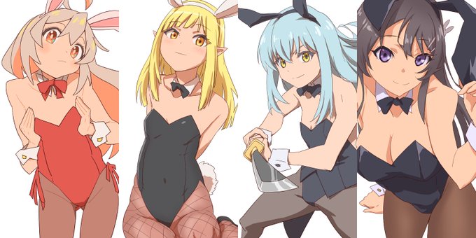 #今月描いた絵を晒そう バニーガール 