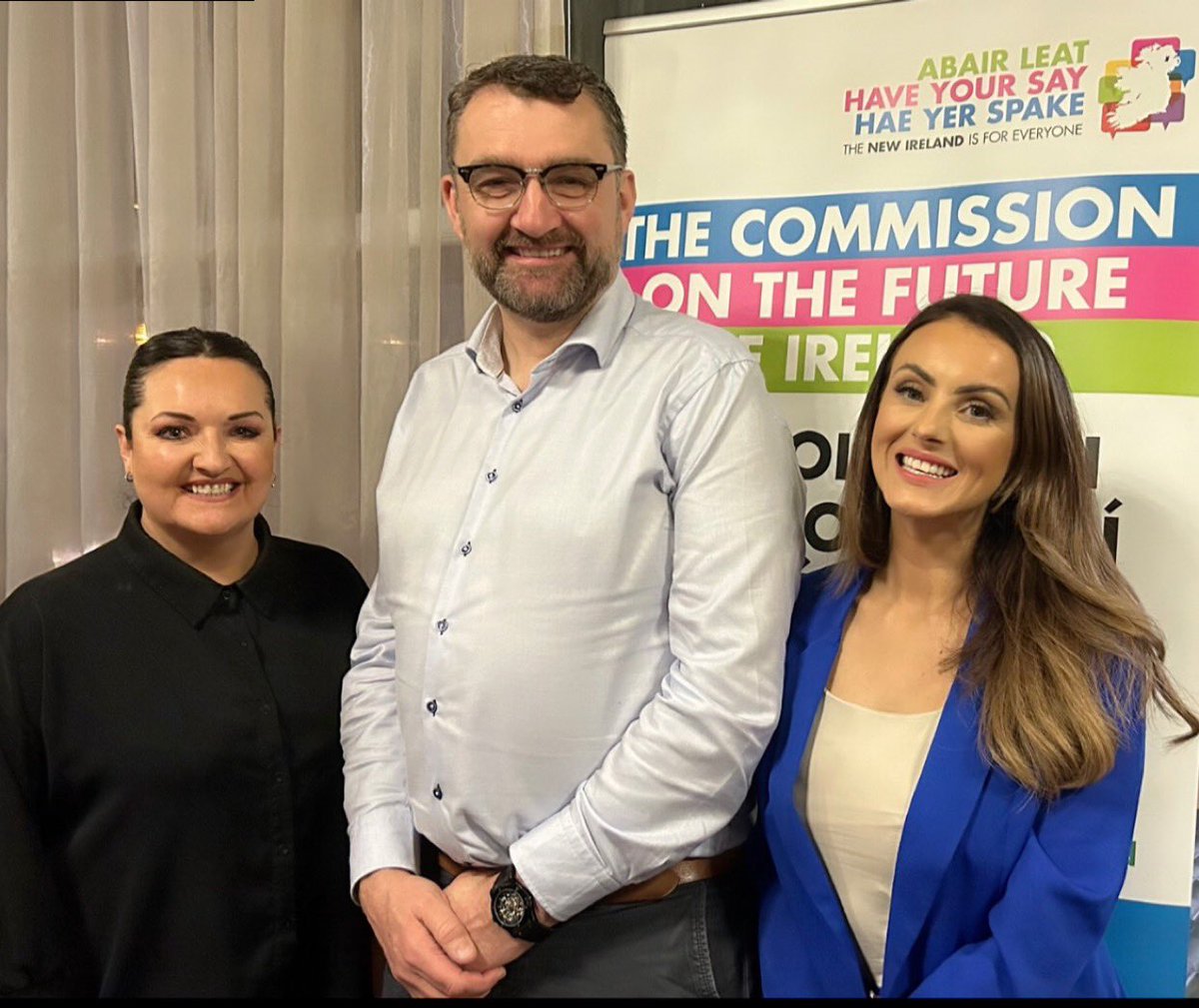 CllrSarahDuffy's tweet image. A packed audience tonight at the Armagh/Down/Louth ‘People’s Assembly’ discussion on the future of our island, with opening address by @MaryLouMcDonald. 
 
It’s #timeforunity