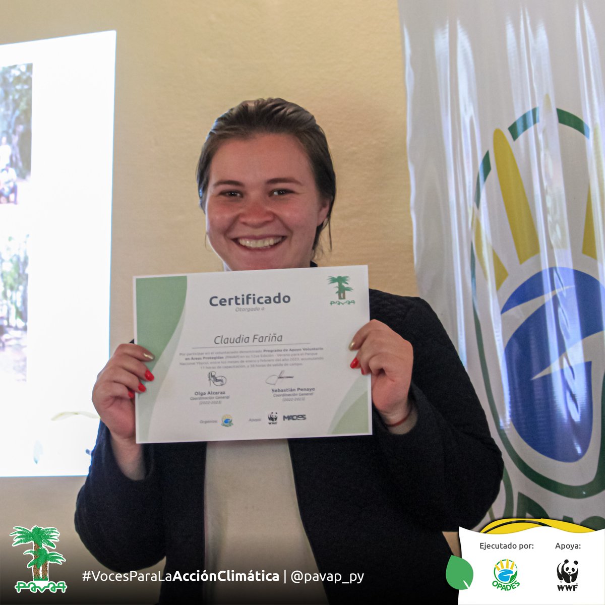 pavap_py's tweet photo. @WWFpy @mambiente_py 📲 Se llevó a cabo un encuentro virtual para los voluntarios del dpto. Central, Asunción, Chaco y otras regiones del interior.  Además, se realizó un acto presencial en Ybycuí, donde los Guardaparques y voluntarios recibieron un reconocimiento por el invaluable apoyo y compromiso https://t.co/WfKAhlOQo1