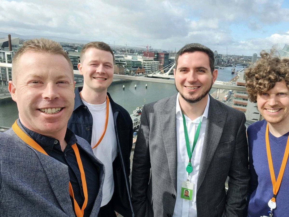 A sunny morning in Dublin, speaking about all things data at <a href="/SalesforceTower/">Salesforce Tower</a>. A nice view and some great presentations by all involved!