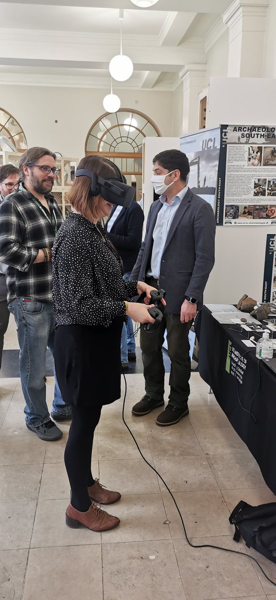 ArchSouthEast's tweet image. What an incredible day for ASE and @UCLarchaeology technical staff exhibiting at the #UCLTechShowcase!
@TechsatUCL