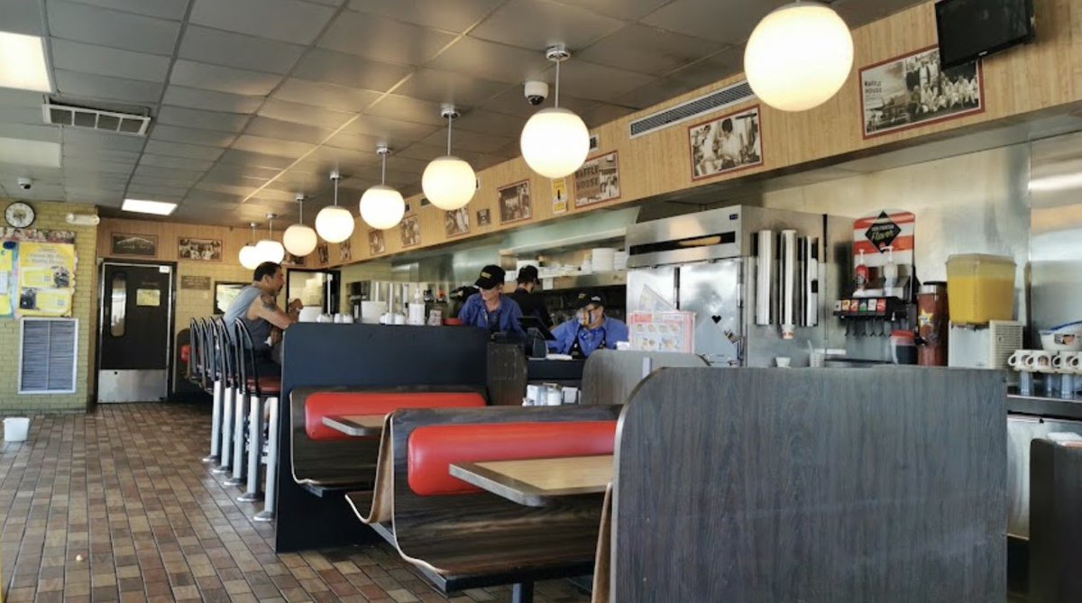 joncoopertweets's tweet photo. Overheard this morning at a @WaffleHouse in Central Florida: 

First guy: “I voted for DeSantis, but how about he spend less time picking fights with Disney and more time doing something about my f*cking insurance? I bought my house five years ago, and my rate’s gone up by half.” 

Second guy: “I heard it’s going up like another 40 percent this year. It’s f*cking ridiculous.”
#RonDeSantis