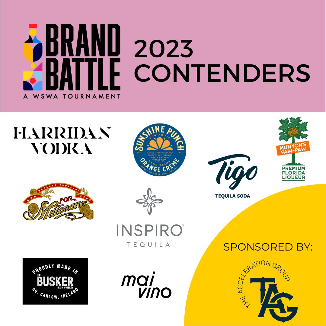 Brand Battle is just days away...Who will be named the 2023 Champion?? 🤔🏆🎉

- <a href="/HarridanVodka/">Harridan Vodka</a> 
- Munyons Paw-Paw
- Ron Millonario
- <a href="/itsmaivino/">maivino</a> 
- The Busker
- <a href="/inspirotequila/">Inspiro Tequila</a> 
- Tigo Tequila Soda

A HUGE thank you to our Brand Battle sponsor <a href="/TAGcapfunding/">The Acceleration Group</a>