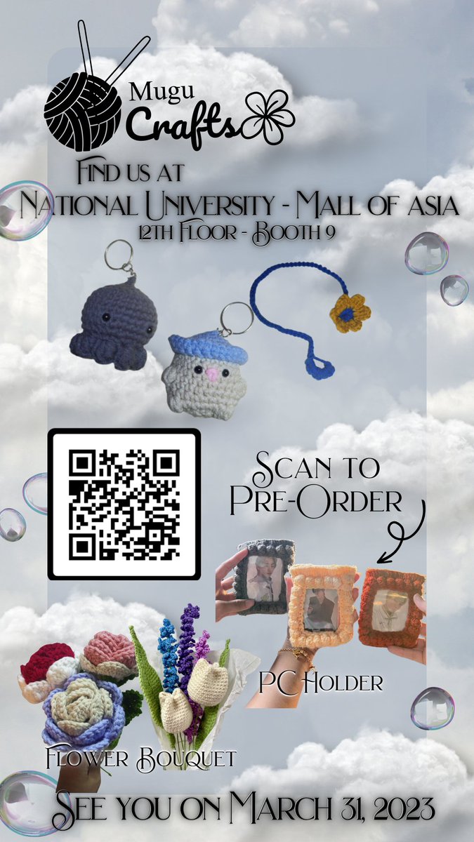 MuguCrafts's tweet photo. See you tomorrow NU MOA!! https://t.co/hdNyuLxcce