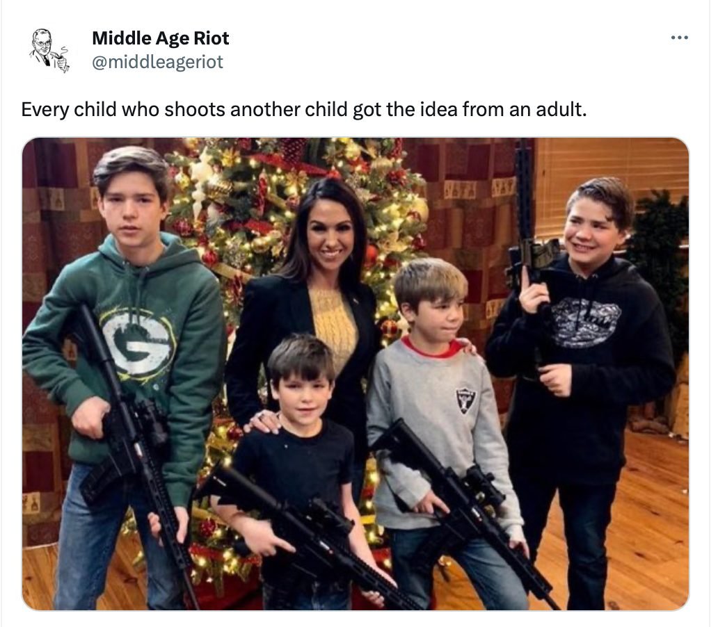 #GOPGunsOverChildren