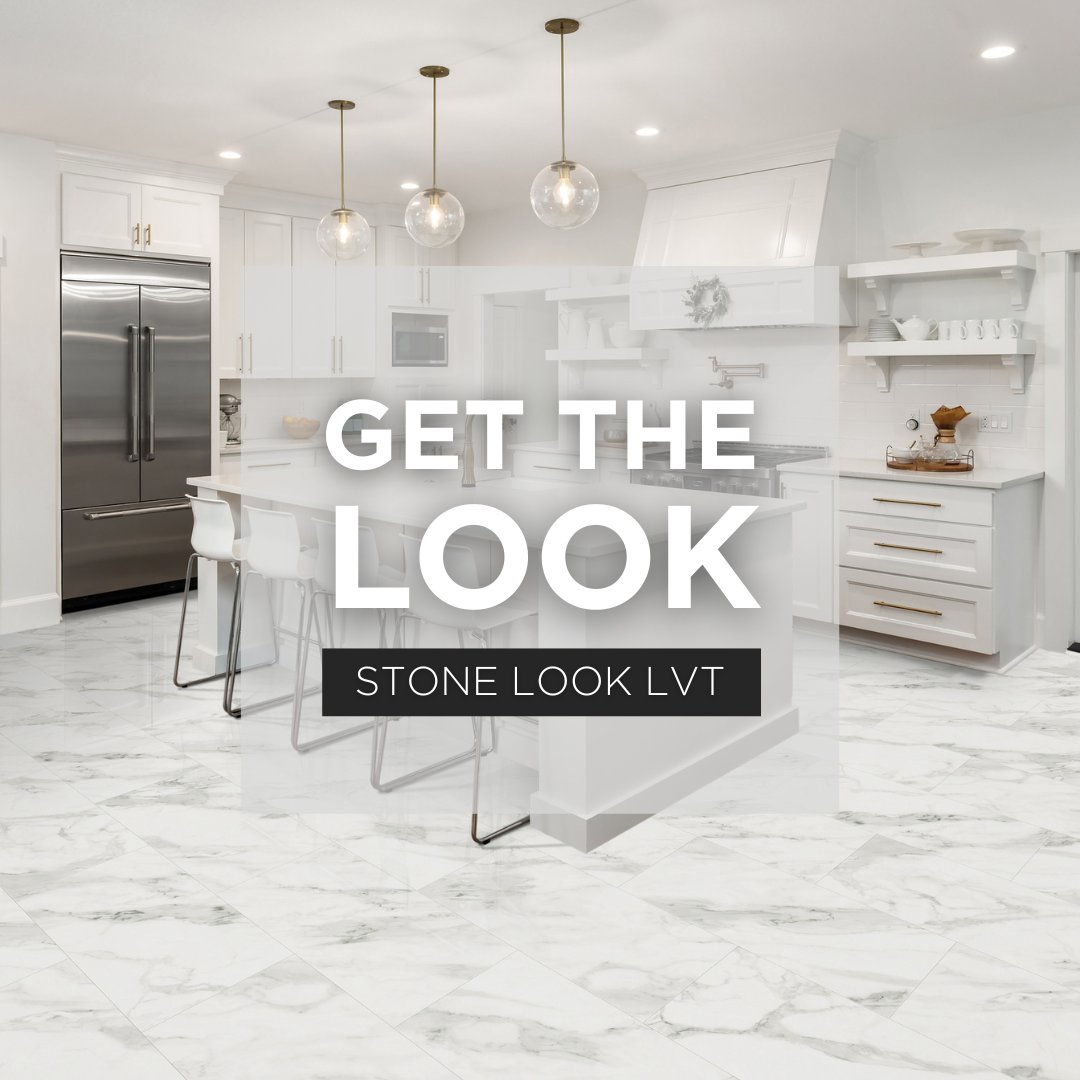 Get the look of stone in your home with luxury vinyl tile! LVT delivers the high-end look of travertine and marble without breaking the bank, and is softer under-foot. Discover our collection online today! Link in bio.

#LuxuryVinylTile #StoneLookFloors