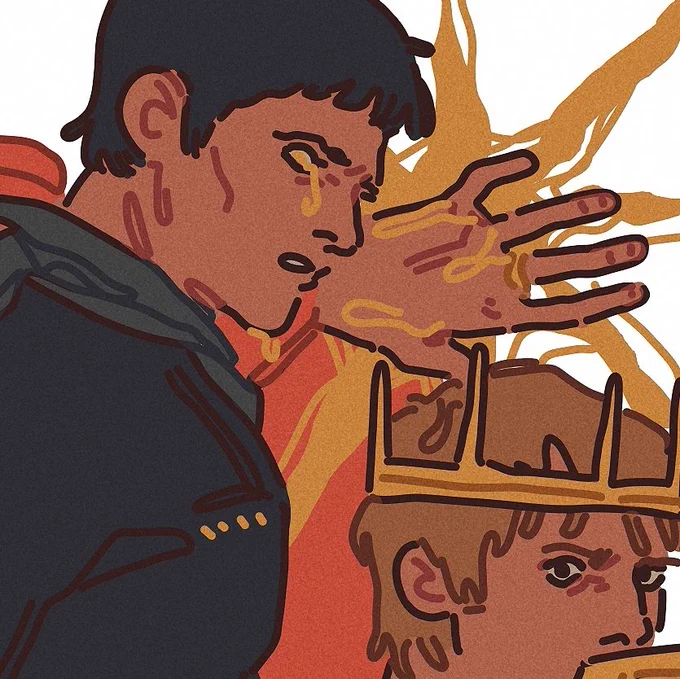 Jumper right onto it because I'm so proud of my faces lately

@notholaenas @fruity_monster_ @TheKeyThief @LulubelluleArt https://t.co/GTUSU59azy 