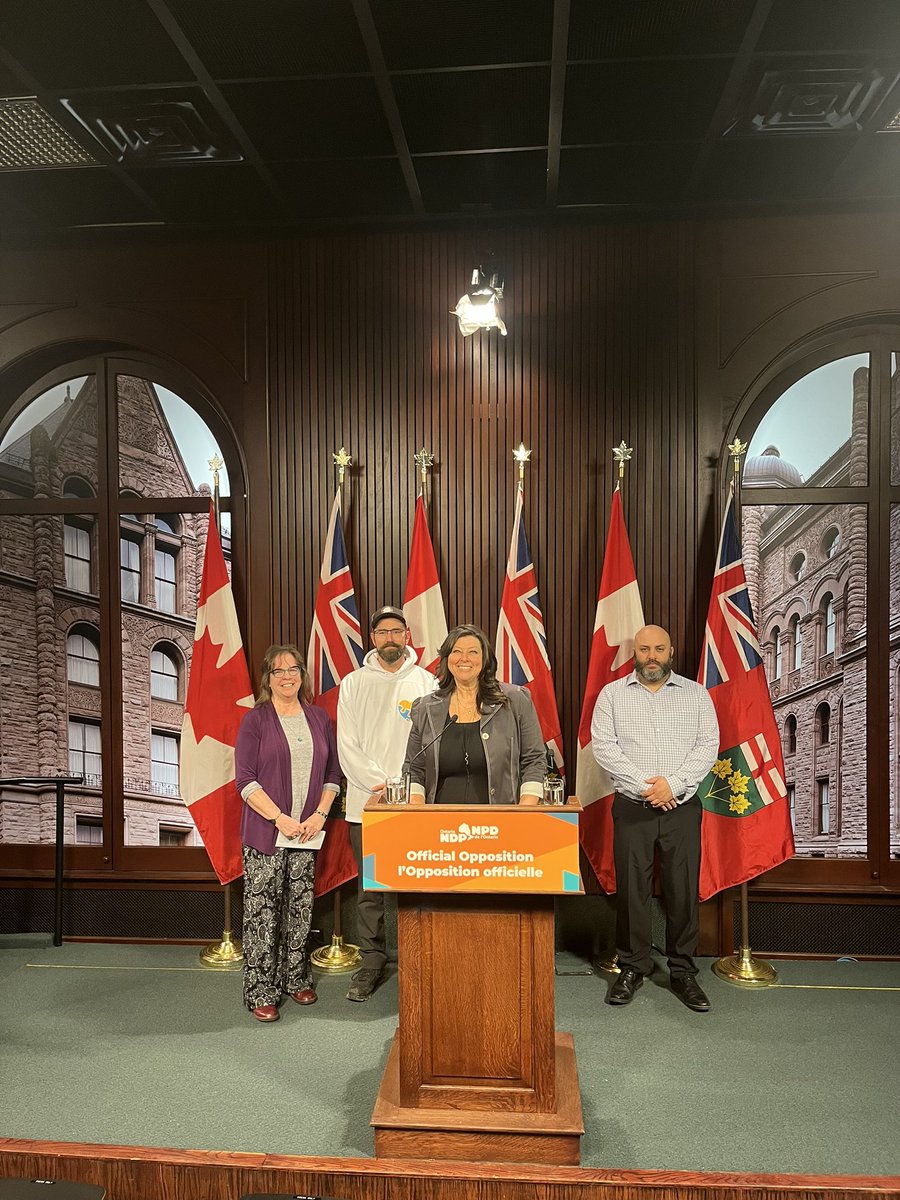 MTaylorNDP's tweet photo. Thank you to Justin Graham, his family, Tony from the @OntAutism and to Kyle from @AlzheimerOnt for joining me here today to urge the government to bring Bill 74 back to the table. Bill 74 is a non partisan, common sense proposal looking to fill a gap in our emergency system. https://t.co/01SggpFAVn