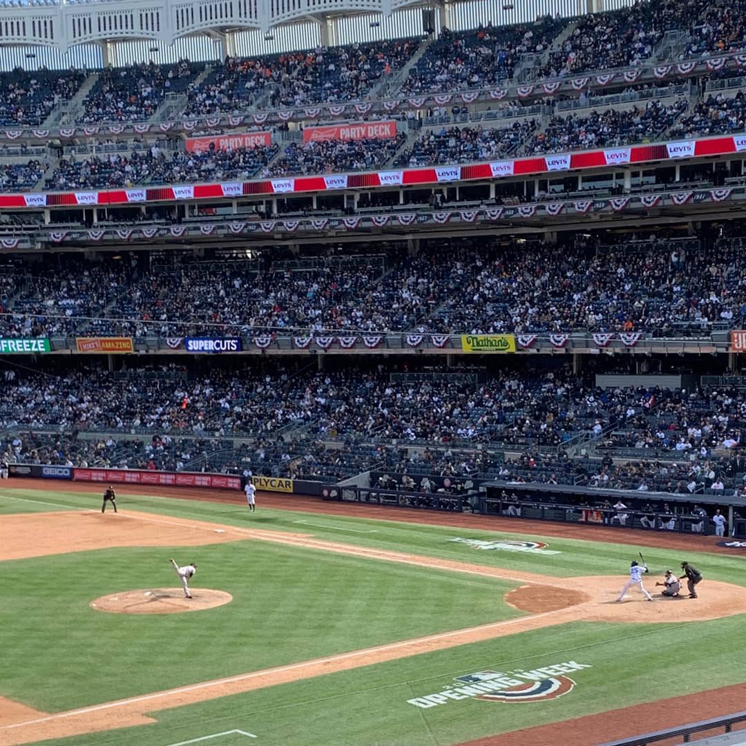 Happy #OpeningDay for all the baseball fans out there! One of the most special moments of my career was being able to pitch opening day in Yankee Stadium. Praying I’m able to be back on the mound soon and experience more of these moments 🙏