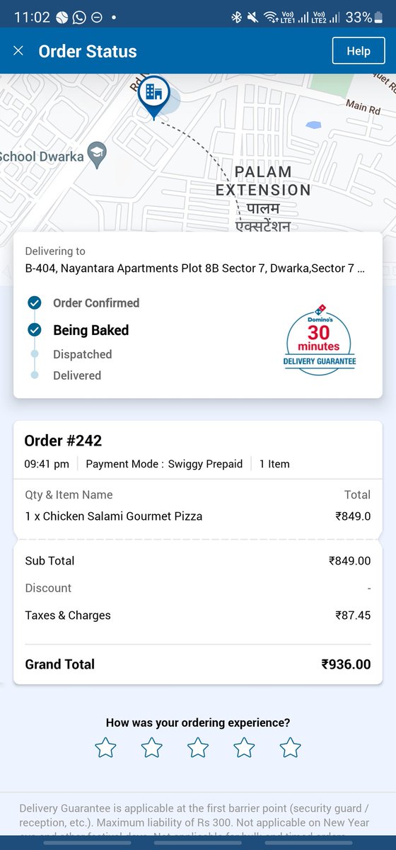 smukerjee99's tweet photo. Order still not delivered. Store phone inoperative. 1.5 hours my pizza still being baked? No way to reach customer service! Is this the kind of fraud customers have to face? @DoC_GoI @PiyushGoyal https://t.co/QJ6DsrXurA
