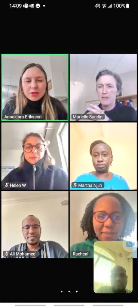 IGAD_CEPCVE's tweet photo. The @_ICEPCVE team is glad to have taken part in a virtual mock training/coaching session organized by @FBAFolke as a follow up to the pedagogical methods training on gender perspectives and WPS agenda undertaken in Sweden. Grateful for the continued support #Gender4PCVE https://t.co/IatEWpj6RY
