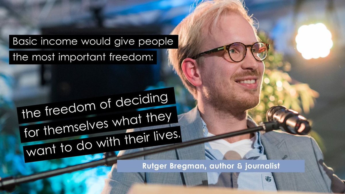 BaseIncomeQuote's tweet image. #BasicIncome is freedom.
Rutger Bregman
