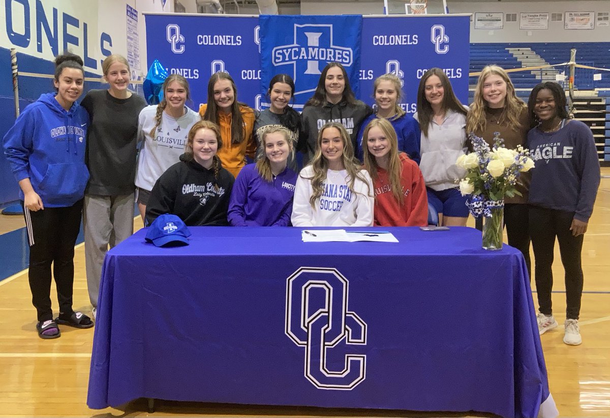 ⚽️Congratulations Audrey on signing to attend college and play soccer at Indiana State University.  Good Luck and Thank You!