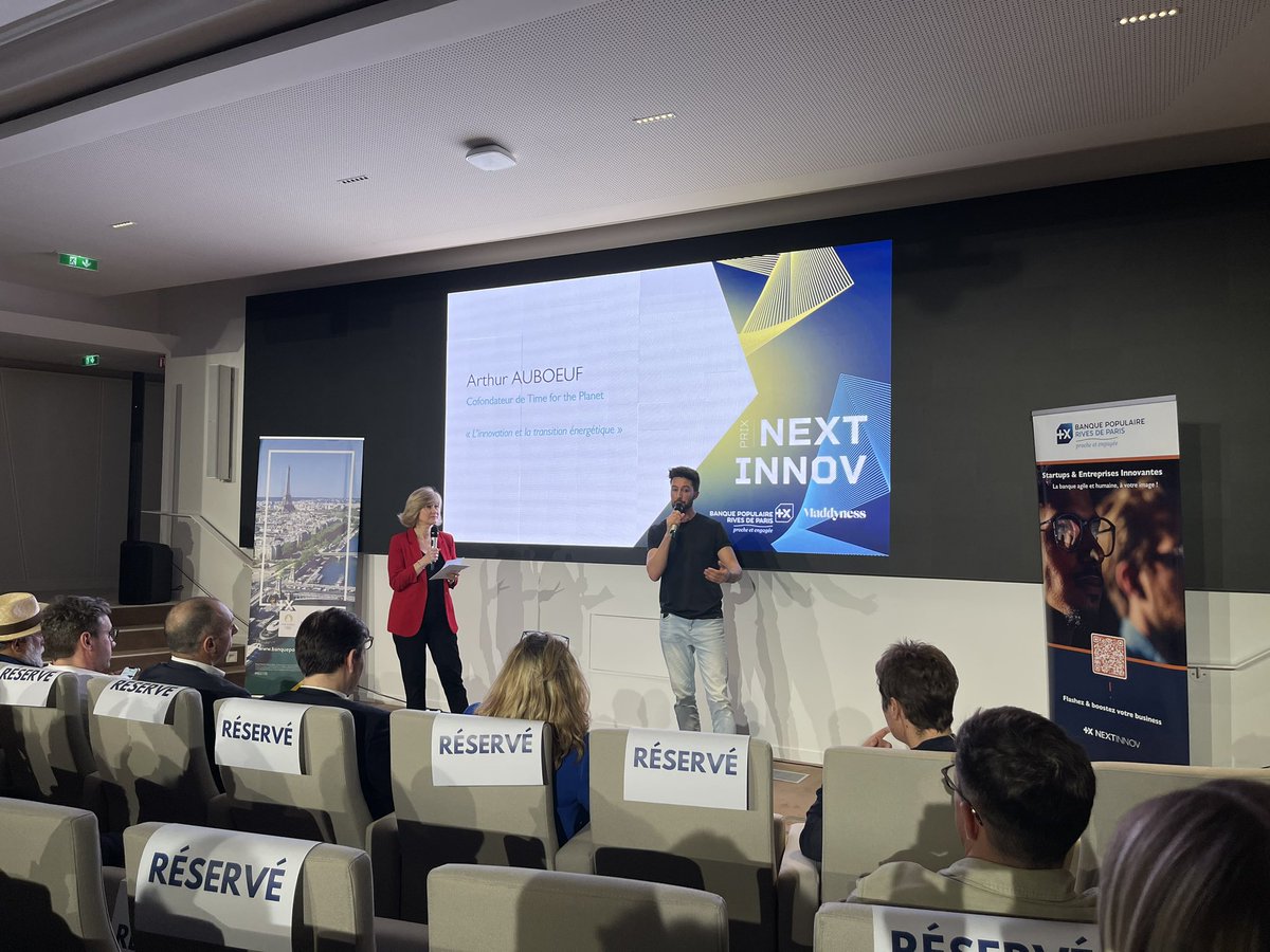 [#NextInnovBPRI] Arthur Auboeuf cofondateur de Time For The Planet partage son modèle de mouvement engagé et collectif qui investit dans de  nombreuses innovations #RSE 

<a href="/BP_RivesParis/">BP Rives de Paris</a> <a href="/labordeolivier/">Olivier Laborde#CES2026 #Peace 🇫🇷🇪🇺🇺🇦</a> <a href="/kalydeoo/">Eric Gaubert</a> <a href="/ArnaultChatel/">Arnault Chatel</a> <a href="/chboursin/">Christine Boursin 🌐</a> <a href="/MichaGUERIN/">Mickael Guerin #ambassadeurParité Groupe La Poste</a>