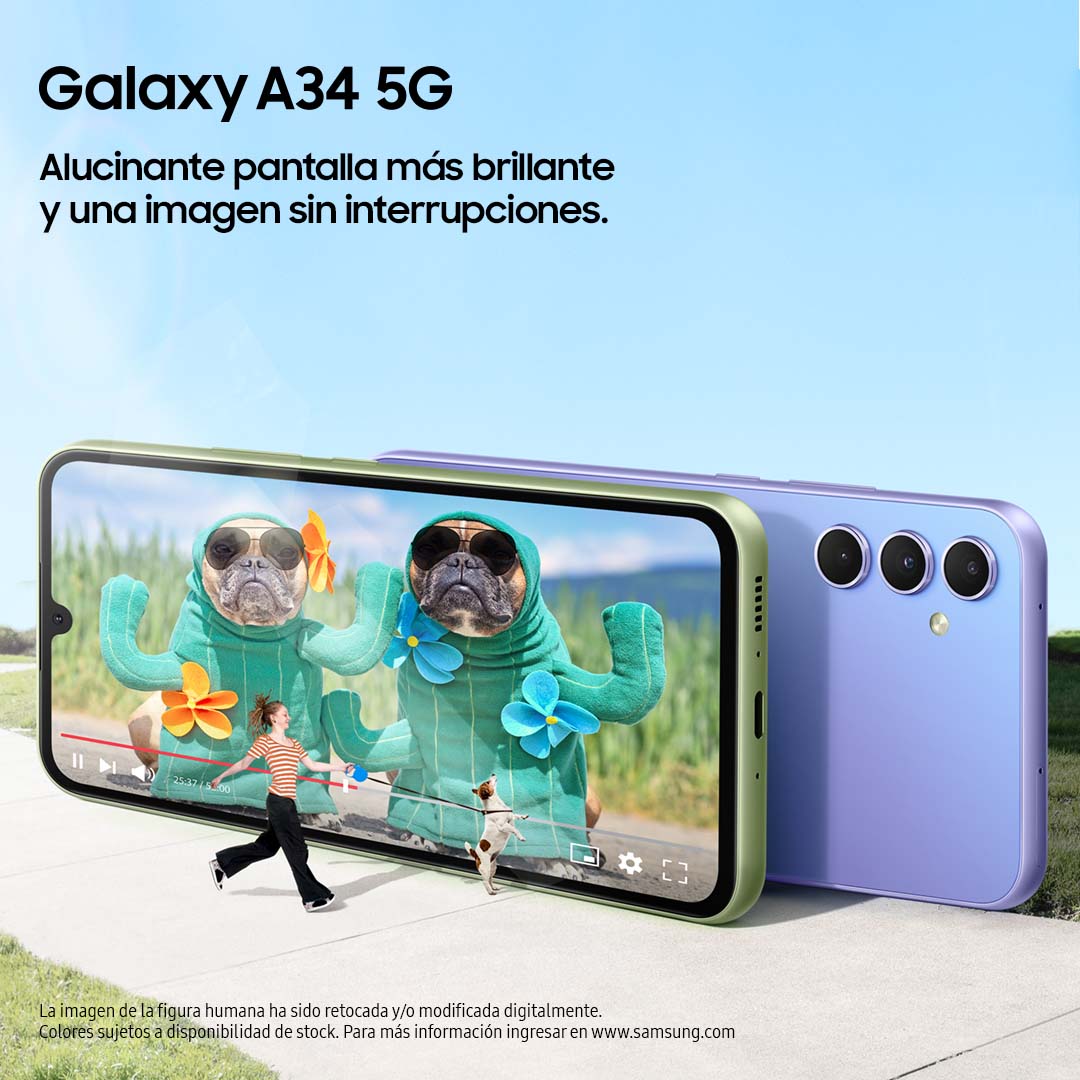 SamsungArg's tweet photo. Suave y brillante: así es la pantalla del nuevo #GalaxyA34 5G 🤩✨
Gracias a sus 120Hz de taza de refresco, vas a poder vivir una experiencia visual única. Además, con la pantalla #SuperAmoled de 6.6 pulgadas, la vista será ultra definida 🙌
Conocé más en https://t.co/7FTEoMKXXx https://t.co/mRNRcP2erG