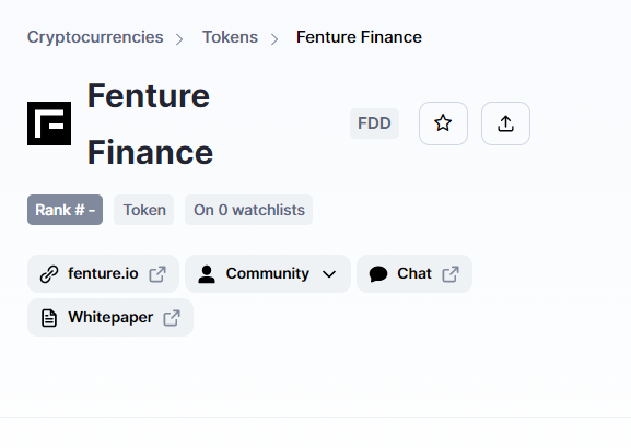 FentureFinance's tweet image. Fenturers - We have done it. We are now prelisted on @CoinMarketCap🚀

Add to your watchlist here: coinmarketcap.com/currencies/fen…

We are a @AptoslaunchIO Spaceport project 🔥

#FentureFinance #sui #aptos #aptoslaunch #SuiEcosystem #AptosEcosystem