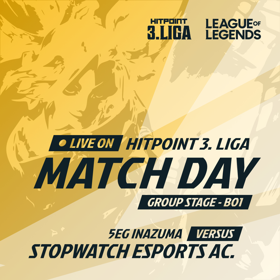 Go Elements (@goelements_gg) on Twitter photo MATCH DAY! <a href="/hitpointcz/">Hitpoint.cz</a> 3. ligue!
Today, we're going up against <a href="/STOPWATCHeSport/">STOPWATCH eSports</a>
on stream twitch.tv/falazury, commented by <a href="/Falazury/">Falazury</a>.
#AimForTopAndNeverStop #5EG #GoElements MATCH DAY! <a href="/hitpointcz/">Hitpoint.cz</a> 3. ligue!
Today, we're going up against <a href="/STOPWATCHeSport/">STOPWATCH eSports</a>
on stream twitch.tv/falazury, commented by <a href="/Falazury/">Falazury</a>.
#AimForTopAndNeverStop #5EG #GoElements