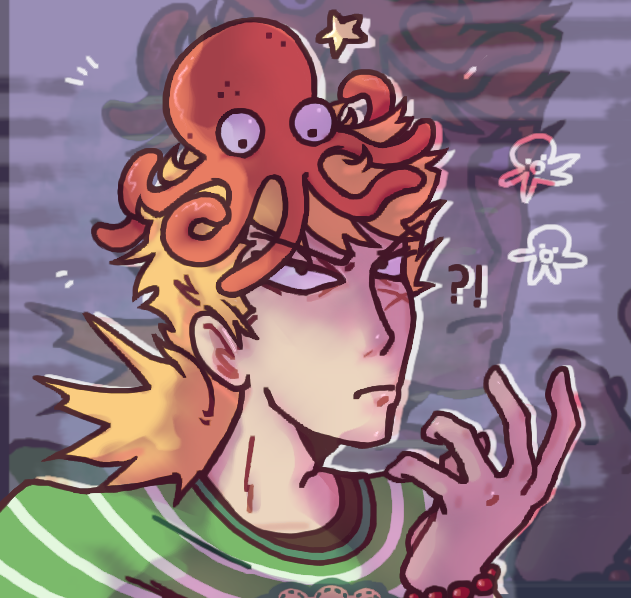 Bruh_bridge's tweet photo. "No food allowed on the head!!🐙"

#Sakana #Sakanacomic #comic #art #TwitterArt https://t.co/My7CWTaKDi