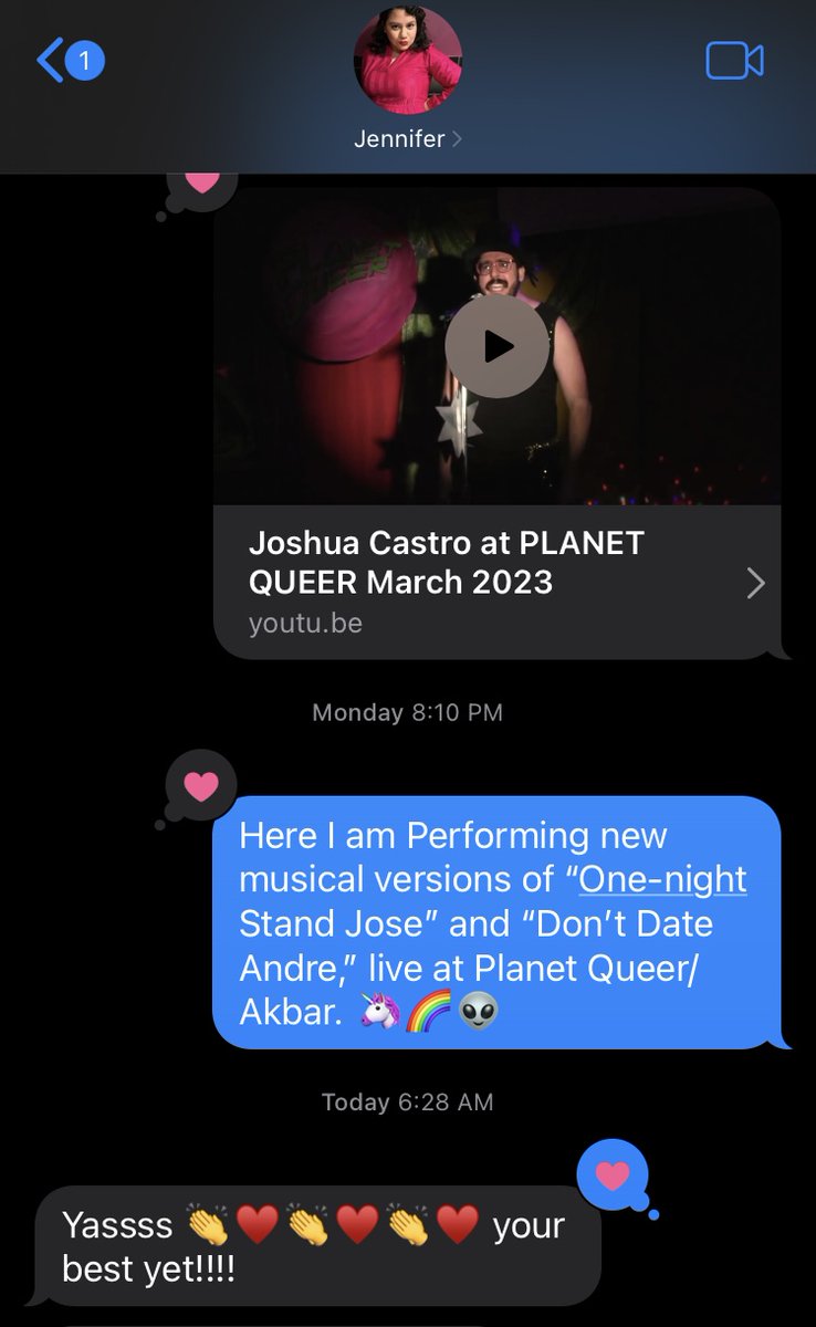 JCastroAuthor's tweet photo. Here are some wonderful raves for my new musical performance at the March #PlanetQueer showcase at #Akbar! ๐คฉ๐ฅฐ
#OneNightStandJose #DontDateAndre
Watch the show here: https://t.co/isbn44T9ud https://t.co/RBjLaKkKhF