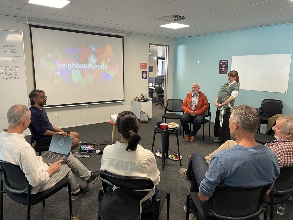 Neighbour_hoods's tweet image. What a great time we had at the Wellington and Auckland meetups in Newzeland. 🙌
Meeting mazing people interested in the #distributedweb and #web3 and having some great discussions about the potential of Distributed Collective #Sensemaking.
Thread 👇