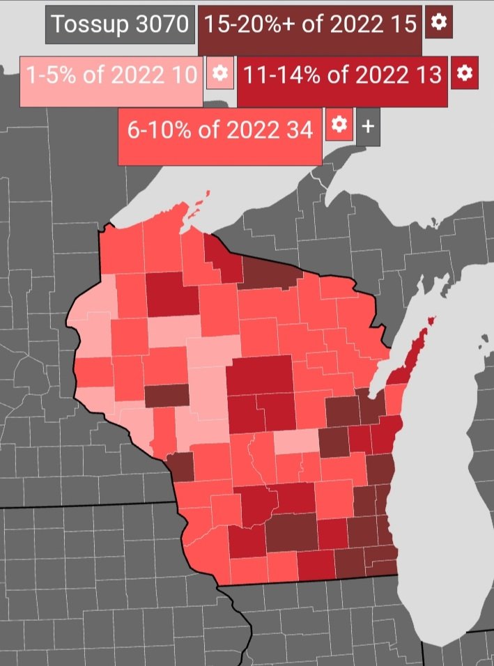 FreedomFanRichie on Twitter "Updated map of how the early votes in the