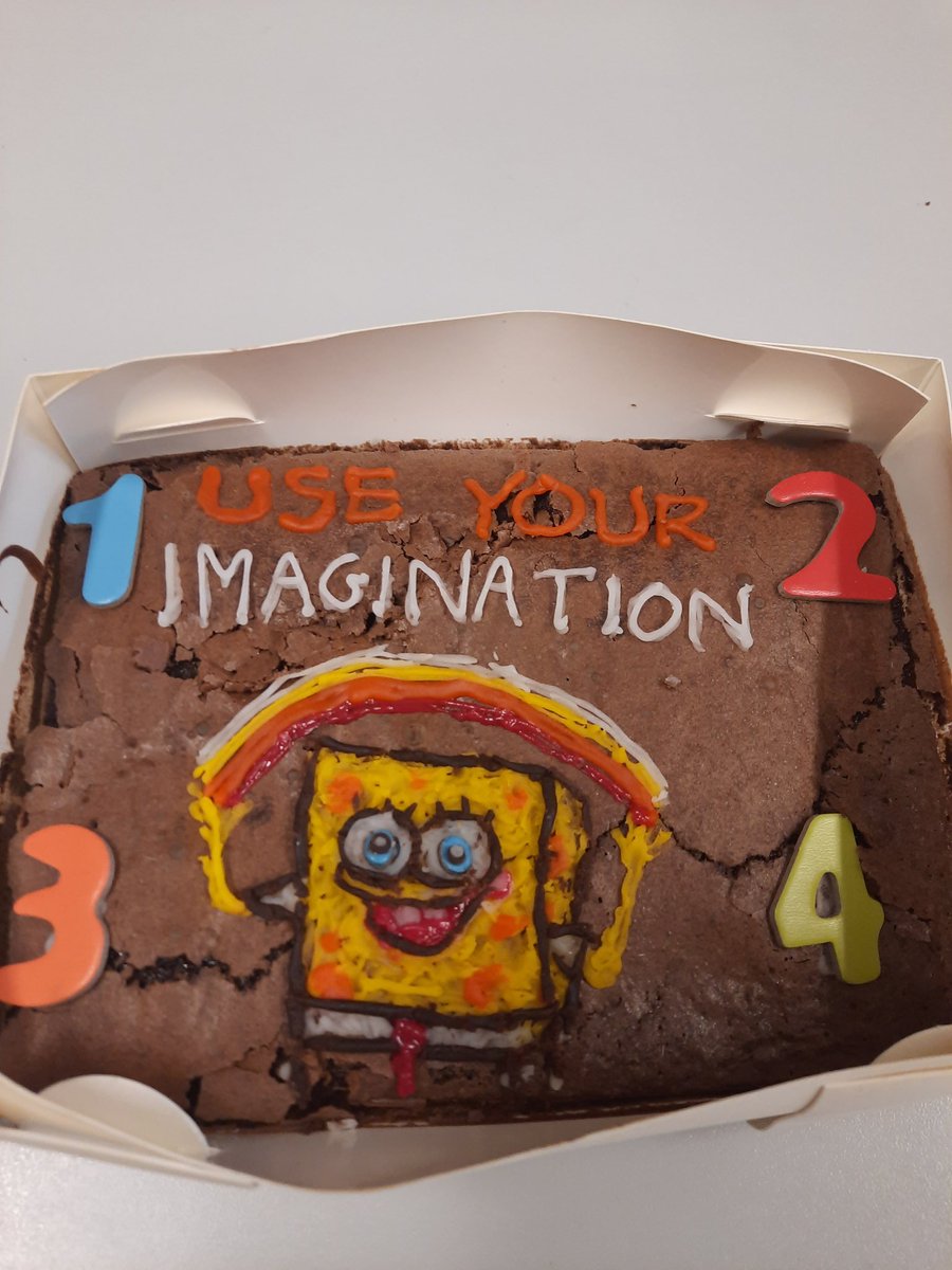 Bake off today with our S6 Advanced Higher Maths class - wonderful Maths cakes and a brilliant bunch of young people who have done us proud this year and every year with their hard work and enthusiasm for Maths! #theOurLadysWay <a href="/OLHSCumbernauld/">OLHS Cumbernauld</a>