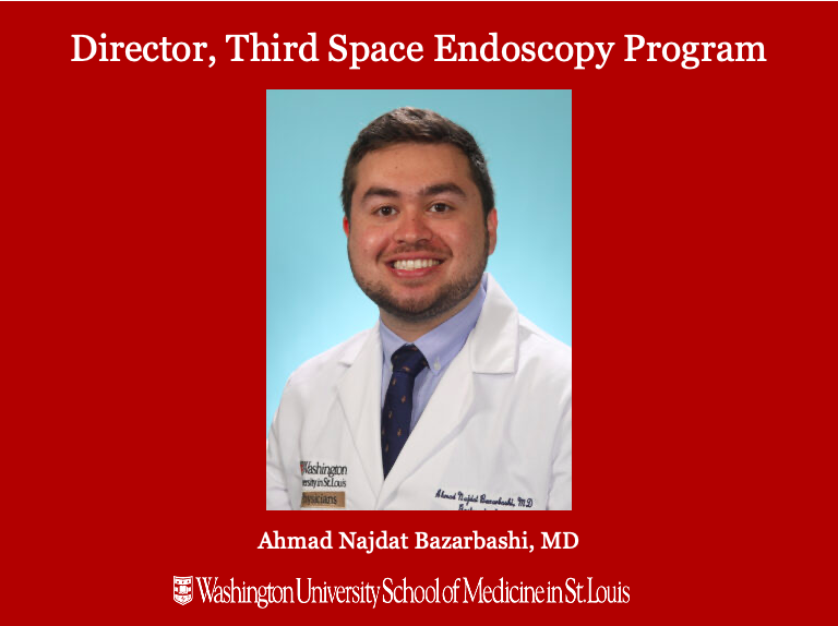 Congratulations to @AhmadBazarbashi who has been appointed director of third space endoscopy program. This program offers advanced endoscopic procedures such as per-oral endoscopic myotomy (POEM), endoscopic submucosal dissection (ESD), Zenker diverticulum management and more.