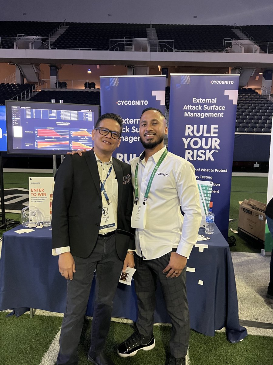 We were excited to have had the opportunity to host <a href="/cfspineda/">CeciltheCISO</a>, the co-founder of @CISO_XC, at our booth during #DFWSecCon2. Thanks again CISO XC for putting together such a fantastic event!