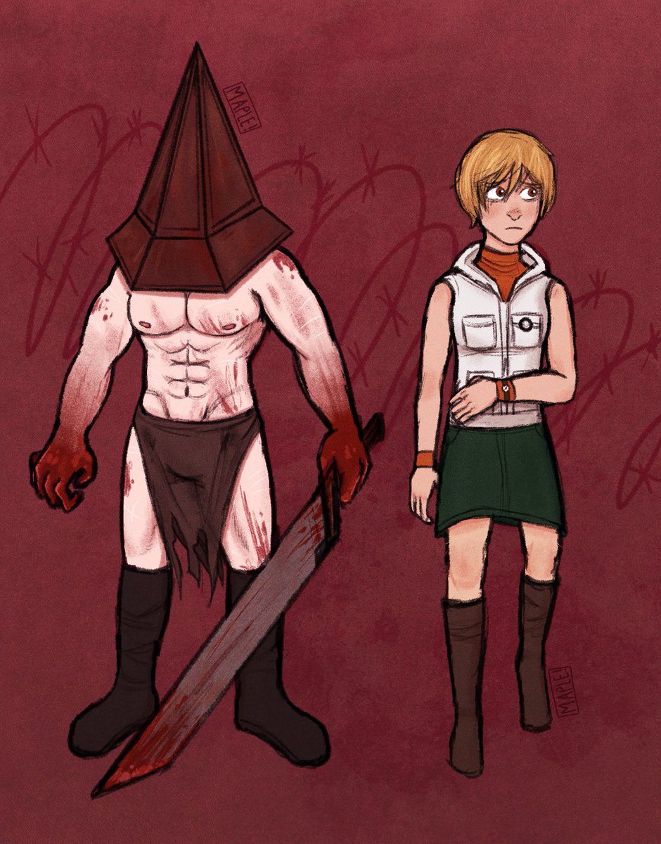 pyramid head (silent hill and 1 more) drawn by edith_lanzhen
