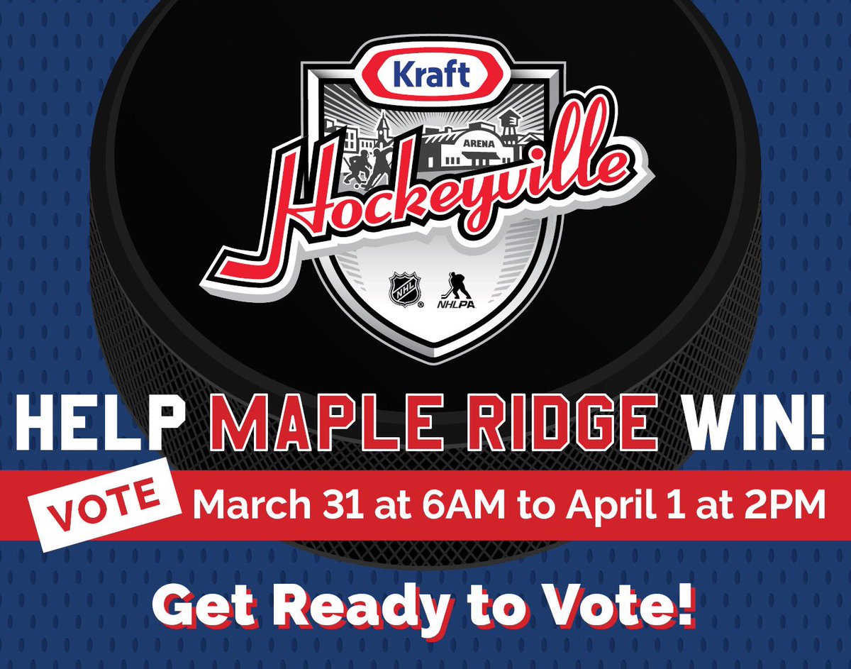 BC Hockey (@bchockey_source) on Twitter photo Ready… set… GO!! 👟 Voting is now open to vote for Maple Ridge, B.C. as Kraft Hockeyville 2023! Ballots will stay open until 2:00 p.m. PST on April 1, so get voting!
đź”— bit.ly/3M3lMSa
<a href="/RustlersHockey/">Ridge Meadows Hockey</a> Ready… set… GO!! 👟 Voting is now open to vote for Maple Ridge, B.C. as Kraft Hockeyville 2023! Ballots will stay open until 2:00 p.m. PST on April 1, so get voting!
đź”— bit.ly/3M3lMSa
<a href="/RustlersHockey/">Ridge Meadows Hockey</a>
