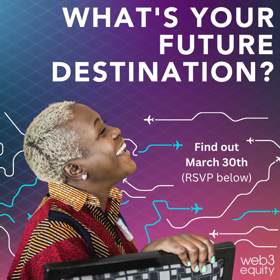 BWGettingInTech's tweet image. Today’s the day!!! We’re so excited to be a community partner for @Web3Equity’s 1 Year Anniversay: The Journey event! Are you ready for your next journey? Join us today, Miami! 

bit.ly/JourneyEdition