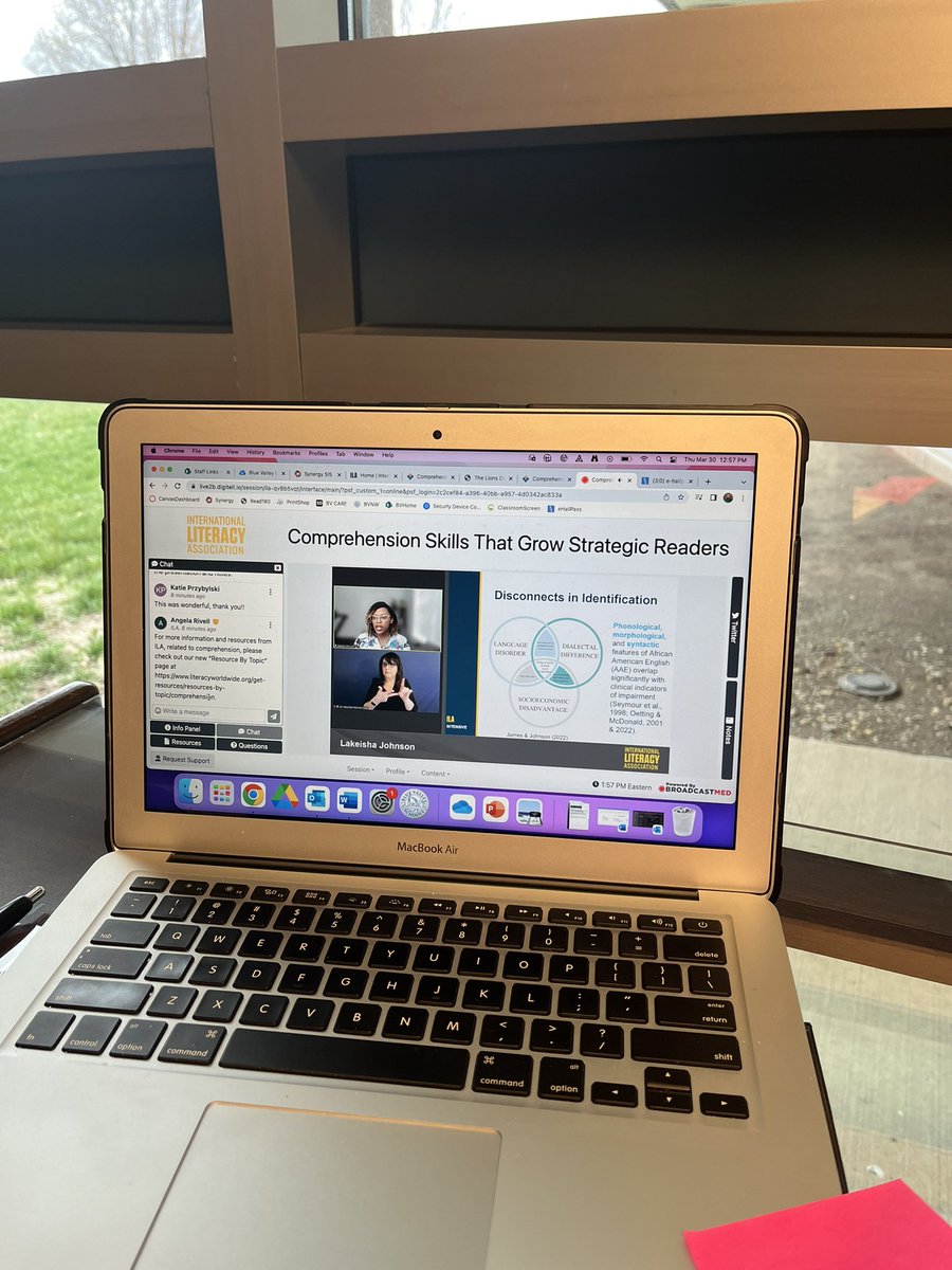 Learning so much about literacy instruction today at the #ILAIntensive Comprehension Skills That Grow Strategic Readers! Thanks to <a href="/KSDEtchrleaders/">Teacher Leader Program</a> for allowing me to participate!