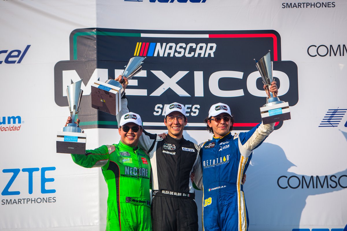 ANVI Motorsports hizo historia en la División Challenge de NASCAR México con su sólido 1-2-3 en la carrera #LosCabos200 en Chiapas. ¡Un gran logro para el equipo!