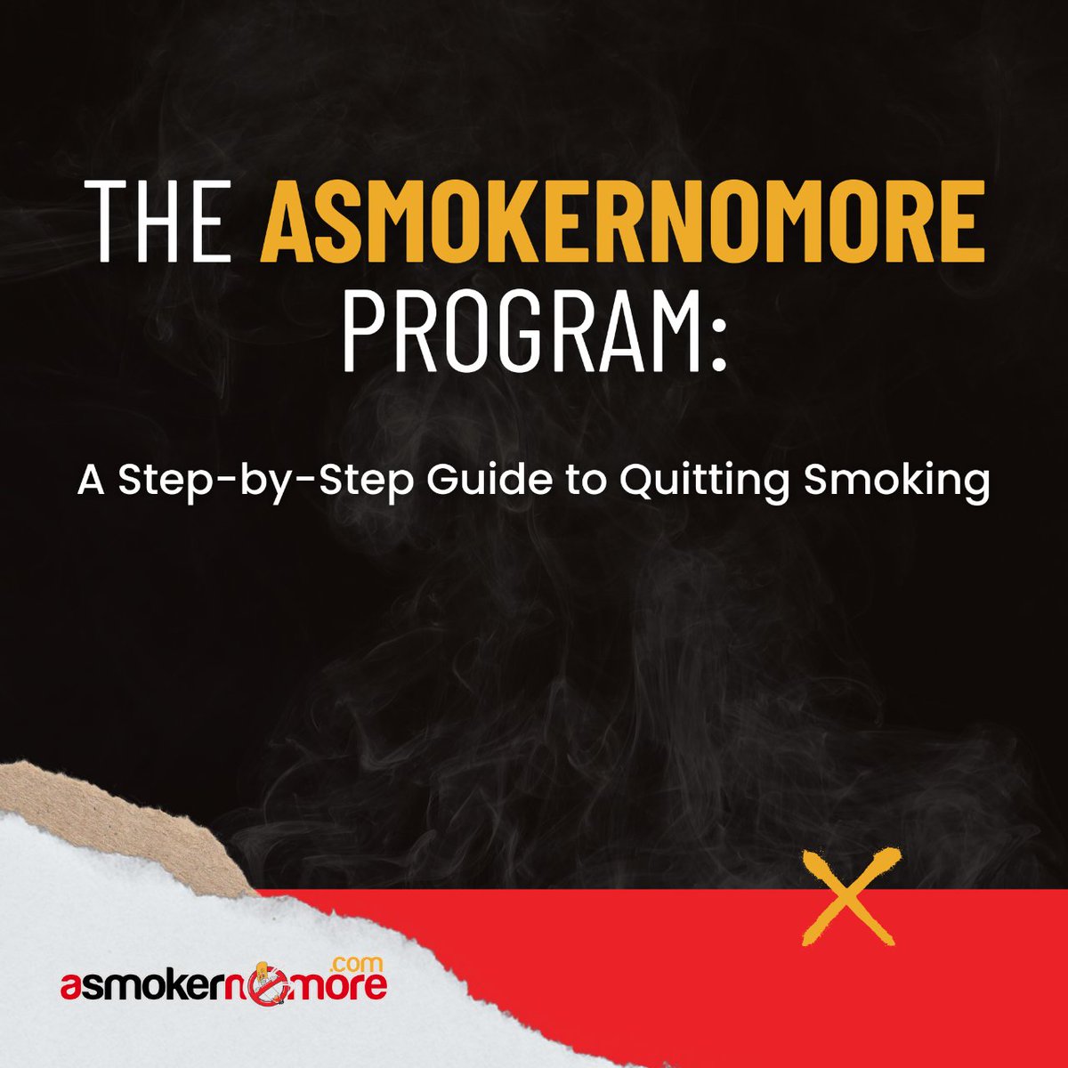 Ready to quit smoking for good? 😀

The ASmokerNoMore program can help!

[Read more in the thread]

#ASmokerNoMore #DontSmoke #SmokeFree #SmokeFreeLifestyle #NonSmokerForLife #QuitSmokingToday #QuitSmokingProgram #HealthyLifestyle #BreathingEasy #SmokingCessation