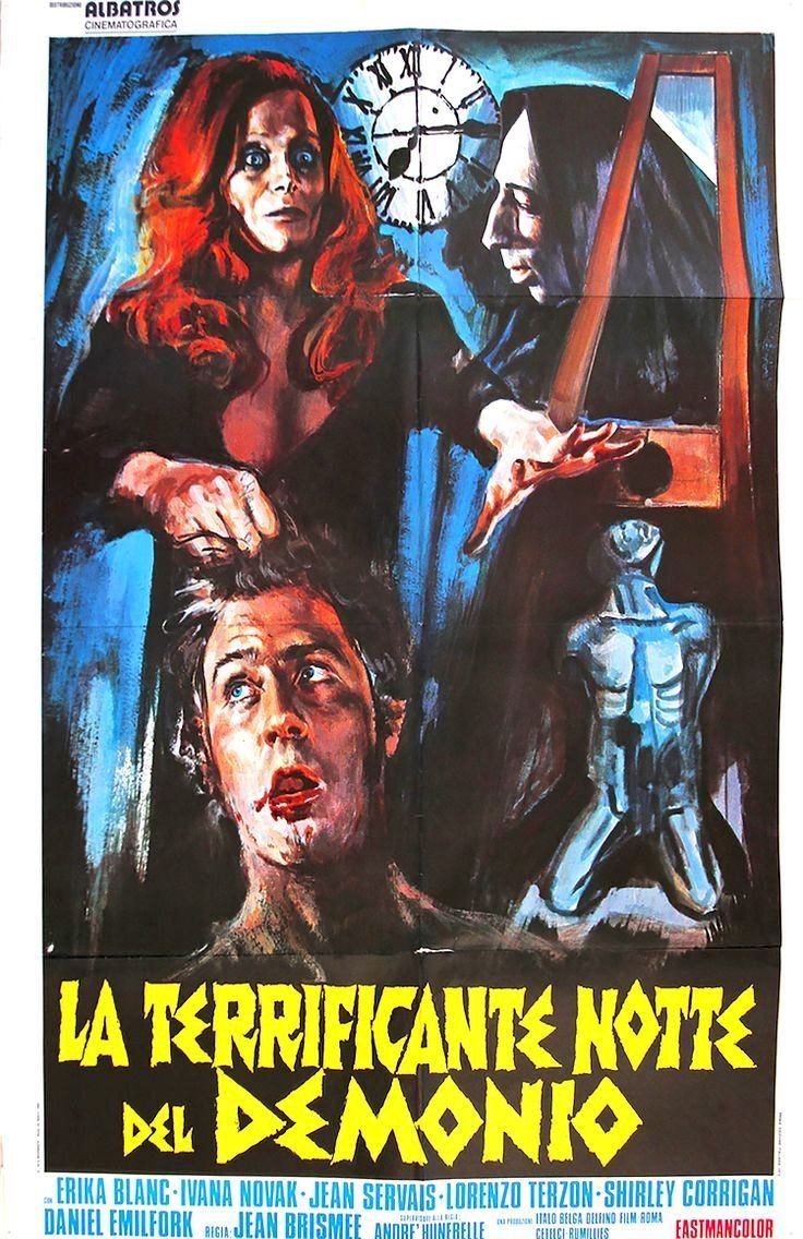 TheFilmFair's tweet photo. Italian movie poster for #TheDevilsNightmare (1972 - Dir. #JeanBrismée) #ErikaBlanc #JeanServais #DanielEmilfork https://t.co/uvZaCXRPOn