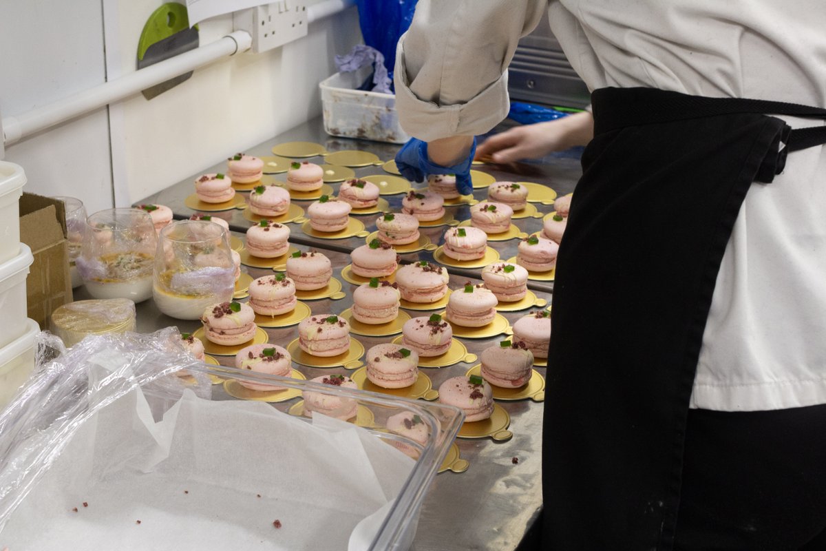 suffolknewcoll's tweet photo. On Tuesday, our Level 3 Patisserie and Level 2 Hospitality students from the Suffolk Centre for Culinary Arts were lucky enough to take over the Salthouse kitchens and serve a delicious afternoon tea as part of the VENI project.
@Chef whites restaurant @SalthouseHotel #VENI https://t.co/39Q9AEk8IC