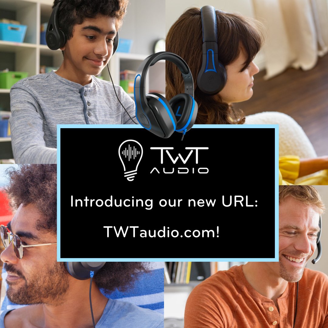 TWTAudio's tweet photo. Introducing our new URL:
https://t.co/ANEDvM5Xg0!
#thinkwritetechnologies #twt #headphones #education #workfromhome #wfh #gaming #gamer #educational #learning #music #lifestyle #design #california #carlsbad #school #students #twt4me #thinkcomfort #thinkaudio https://t.co/ewEbKOfaZR
