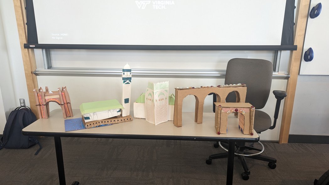 In preparing to visit Spain and Morocco, #RSAP students built structures we may see during the program: Arc de Triomf, Assan II Mosque, and an aqueduct.

They also chose the criteria in which to evaluate their work: accuracy, aesthetic, and durability.