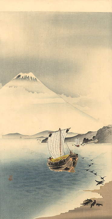 ohara_koson's tweet photo. Mount Fuji #shinhanga #oharakoson https://t.co/H9buA2okFG https://t.co/QnBJR4LGRl