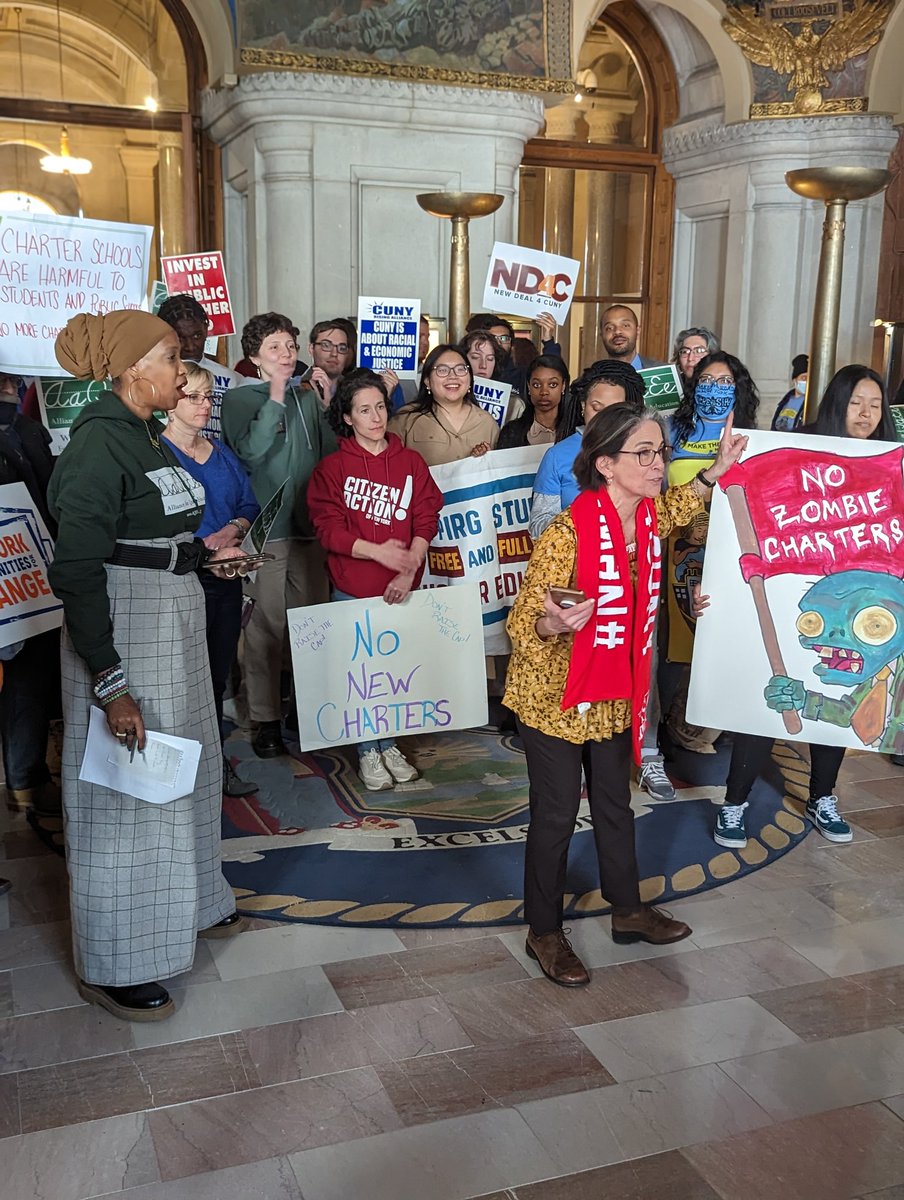 .@PSC_CUNY here to demand #NewDeal4CUNY!