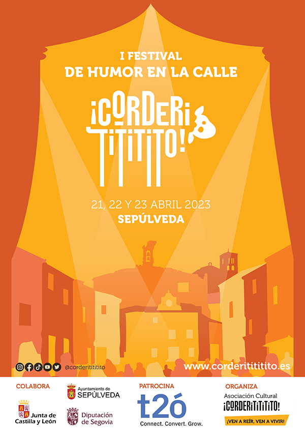 PregoneroSepul's tweet photo. Programa provisional del Corderitititito, I Festival de Humor en la Calle de Sepúlveda
https://t.co/H6ysONtm76 https://t.co/doqzsNA4YT
