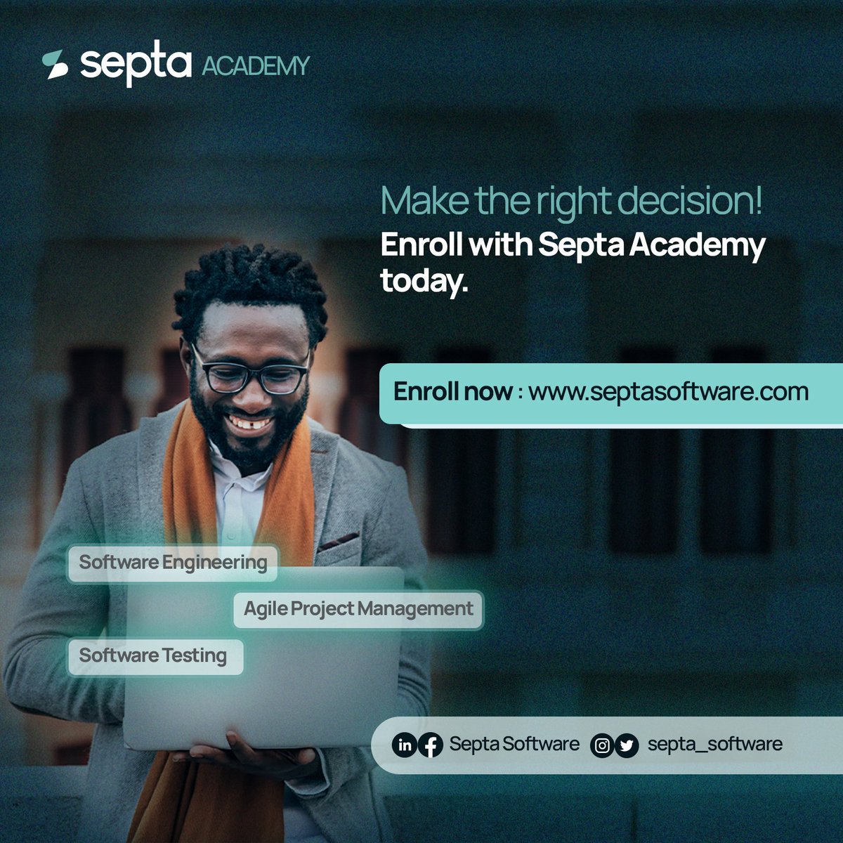 septa_academy's tweet image. Enroll Now @  septasoftware.com 
OR send a DM

#techacademyinlagos #agile  #learntechinlagos #softwaredevelopment #scrum #QAtesters