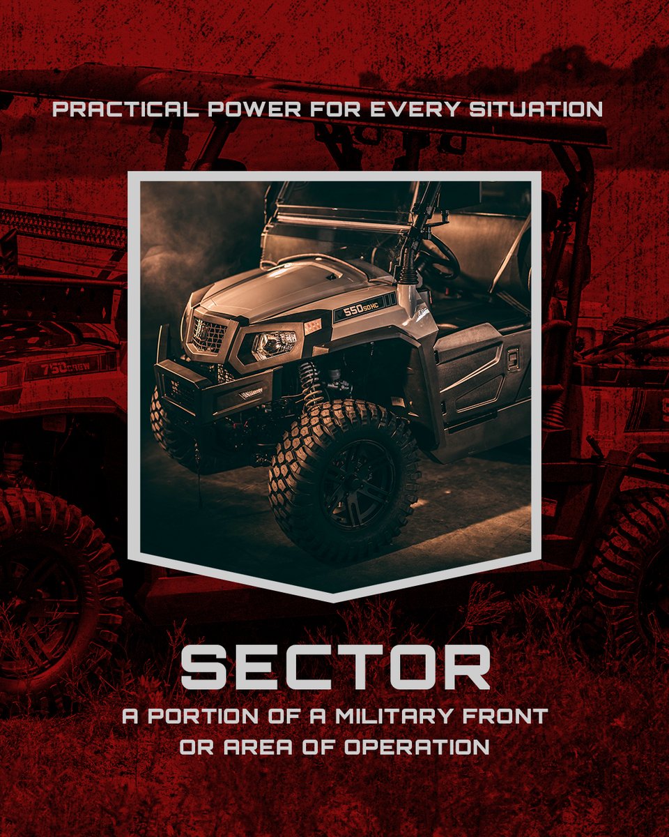 The Sector lineup: Power when you need it.