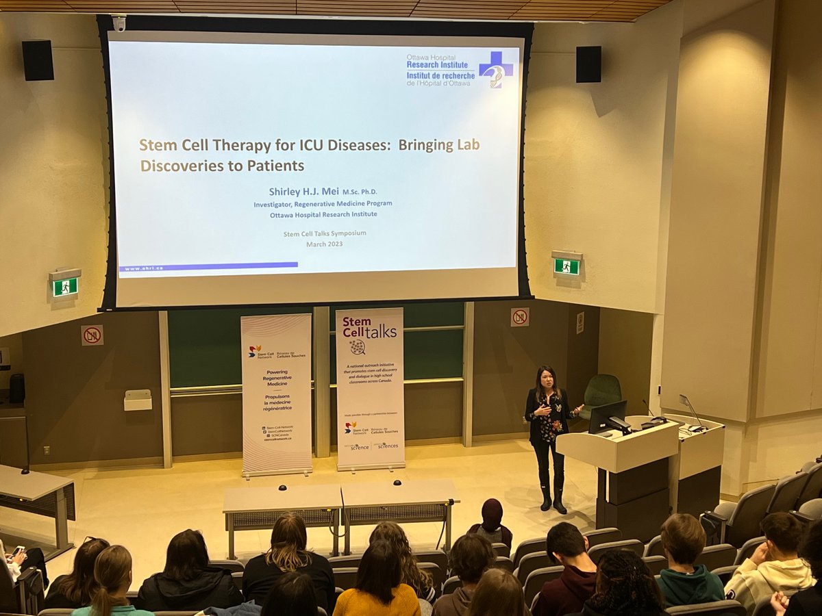 StemCellTalks (@stemcelltalks) on Twitter photo Dr. Harold Atkins and Dr. Shirley Mei closed out the <a href="/SCTOttawa/">StemCellTalks Ottawa</a> morning session with talks on #stemcell therapies for #autoimmune diseases and #ICU diseases respectively. @letstalkscience @stemcellnetwork <a href="/uOttawa/">Université d'Ottawa | University of Ottawa</a> <a href="/OttawaHospital/">The Ottawa Hospital</a> Dr. Harold Atkins and Dr. Shirley Mei closed out the <a href="/SCTOttawa/">StemCellTalks Ottawa</a> morning session with talks on #stemcell therapies for #autoimmune diseases and #ICU diseases respectively. @letstalkscience @stemcellnetwork <a href="/uOttawa/">Université d'Ottawa | University of Ottawa</a> <a href="/OttawaHospital/">The Ottawa Hospital</a>